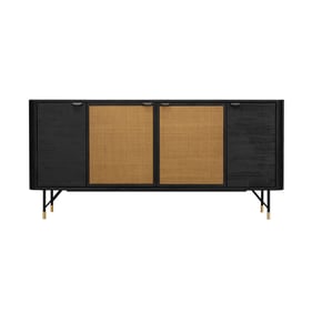 Luxur Living Kalegaon Black Sideboard Buffet