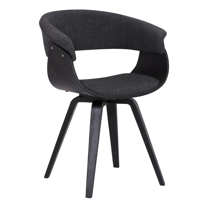 Luxur Living Karegaon Charcoal Dining Chair LUX-LCSUCHBLCH