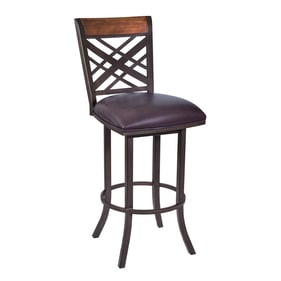 Luxur Living Kasod Brown 30 Inch Barstool