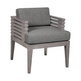 Luxur Living Khaparwadi Gray Outdoor Patio Dining Chair