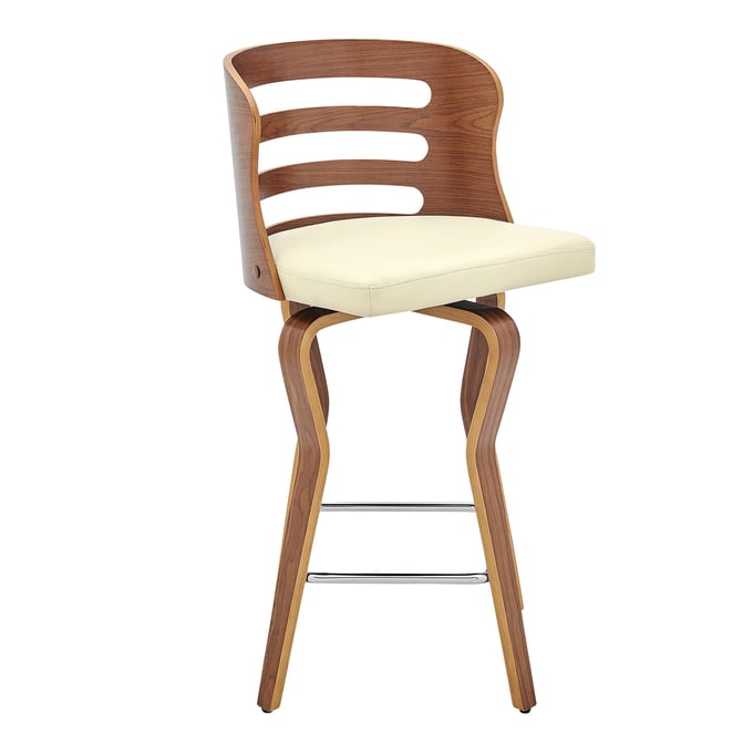 Luxur Living Khakadi Cream 26 Inch Bar Stool LUX-LCVRBAWACR26