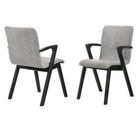 2 Luxur Living Khadka Gray Dining Chairs