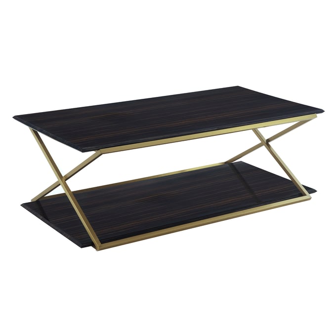 Luxur Living Kharwad Dark Brown Coffee Tables LUX-LCWL-CT-V