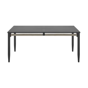 Luxur Living Khetri Dark Gray Rectangular Outdoor Dining Table