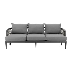 Luxur Living Khetri Earl Gray Outdoor Patio Sofa