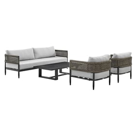 Luxur Living Agikhed Light Gray 4pc Outdoor Set