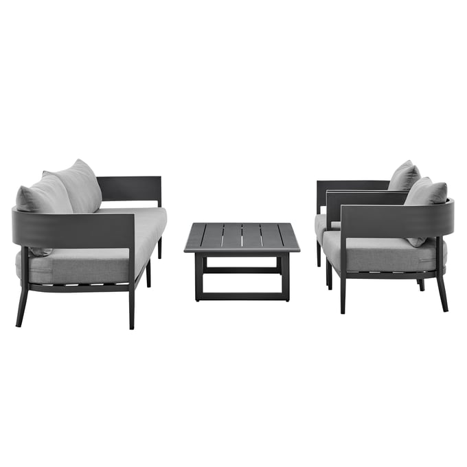 Luxur Living Garsoli Dark Gray 4pc Outdoor Set LUX-SETODMNGR