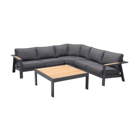 Luxur Living Hingna Langdale Grey 4pc Outdoor Sectional Set