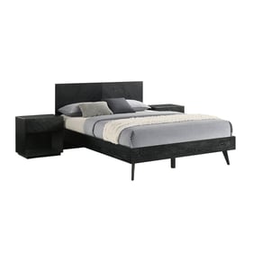 Luxur Living Isafpur Black 2pc Bedroom Set with Queen Bed