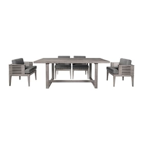 Luxur Living Khaparwadi Gray Outdoor Patio 5pc Dining Set