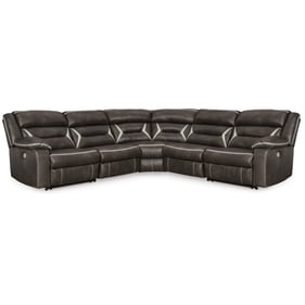 Ashley Furniture Kincord Midnight 5pc Power Reclining Sectional