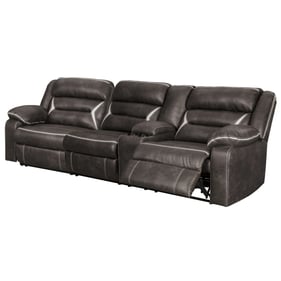 Ashley Furniture Kincord Midnight 2pc RAF Power Reclining Sectional