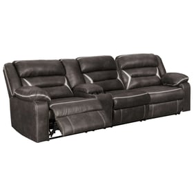 Ashley Furniture Kincord Midnight 2pc LAF Power Reclining Sectional