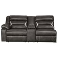 LAF Recliner Power Sofa w/Console