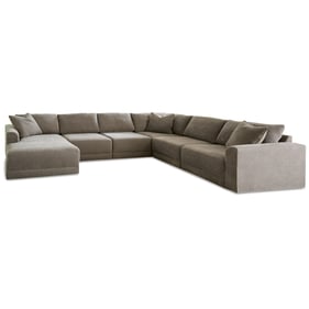 Ashley Furniture Raeanna Storm 6pc Sectional With Chaise