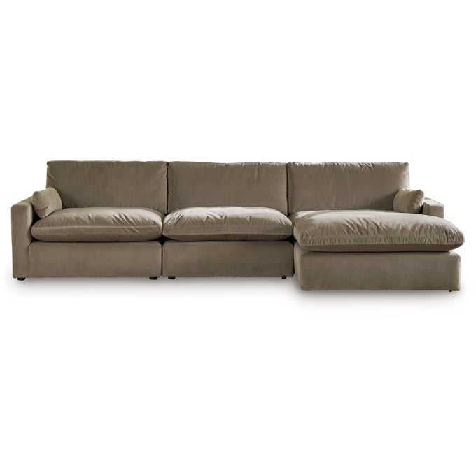 Ashley Furniture Sophie Cocoa 3pc RAF Sectional 15706S4