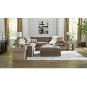 Ashley Furniture Sophie Cocoa 5pc Sectional With Ottoman