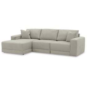 Ashley Furniture Next Gen Gaucho Gray 3pc Sectional Sofa With LAF Chaise