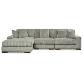 Ashley Furniture Lindyn Fog 3pc Sectional With LAF Chaise