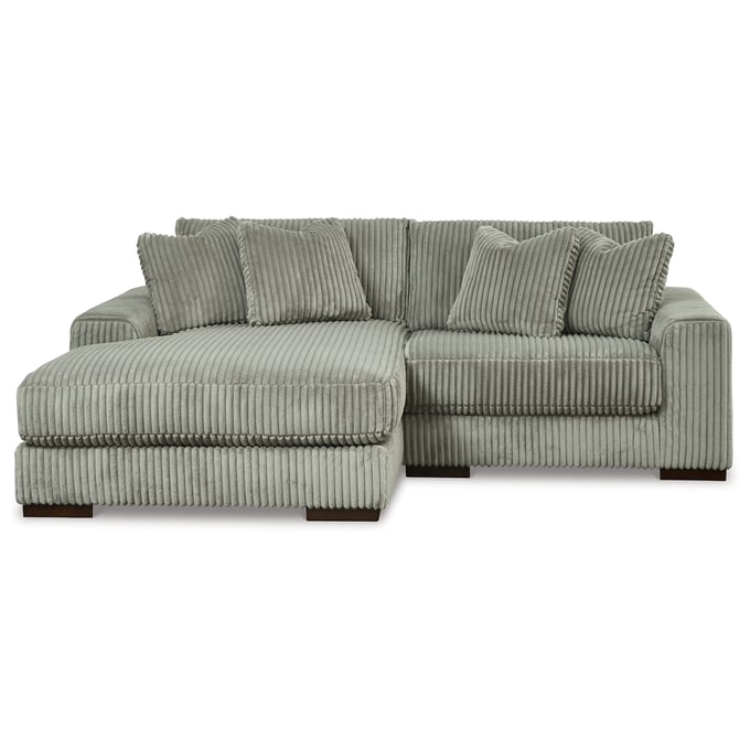 Ashley Furniture Lindyn Fog 2pc LAF Sectional With Chaise 21105S3