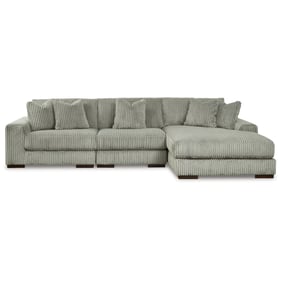 Ashley Furniture Lindyn Fog 3pc Sectional With RAF Chaise