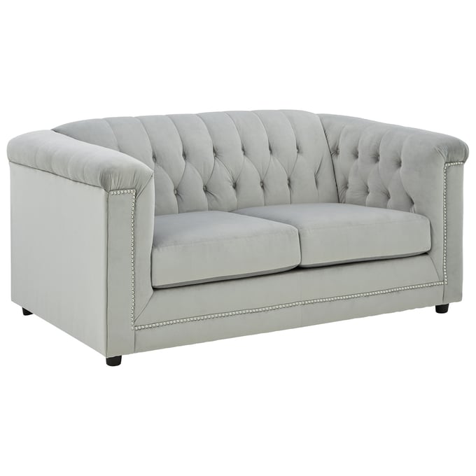 Ashley Furniture Josanna Gray Fabric Loveseat 2190435