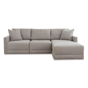 Ashley Furniture Katany Shadow 3pc Sectional With RAF Chaise