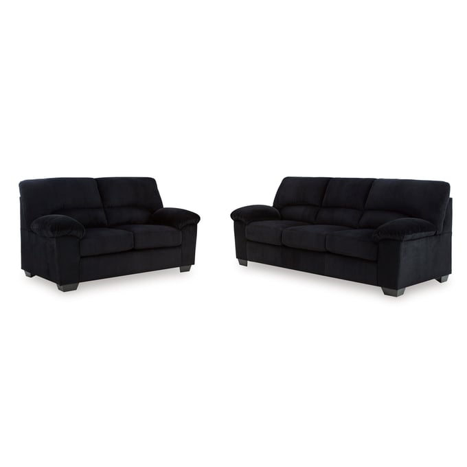 Ashley Furniture SimpleJoy Onyx 2pc Living Room Set 24204-LR-S1