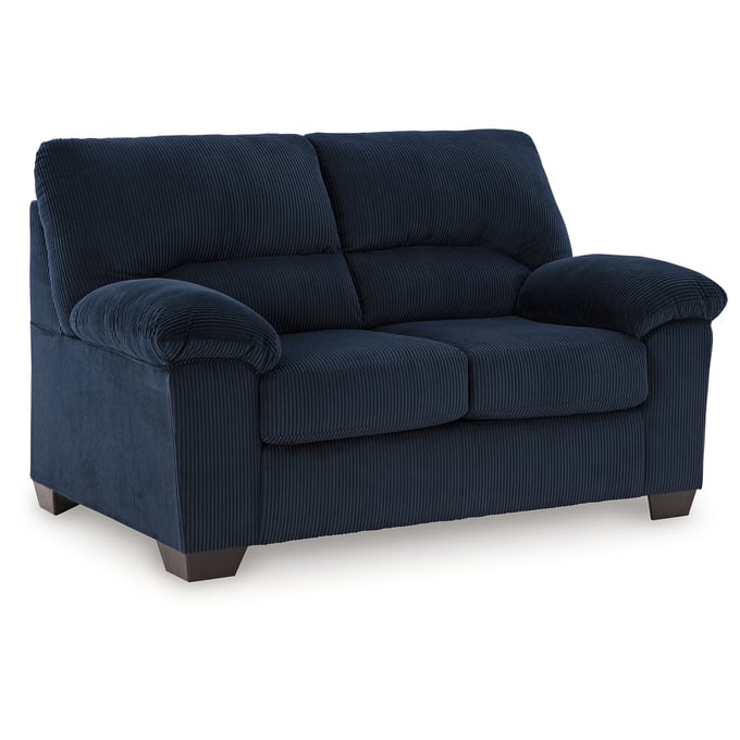 Ashley Furniture SimpleJoy Navy Loveseat 2420535