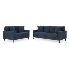 Ashley Furniture Bixler Navy 2pc Living Room Set