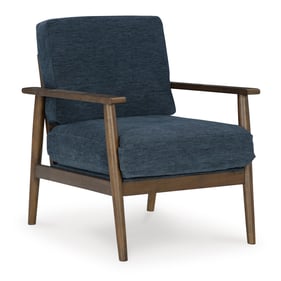 Ashley Furniture Bixler Navy Showood Accent Chair