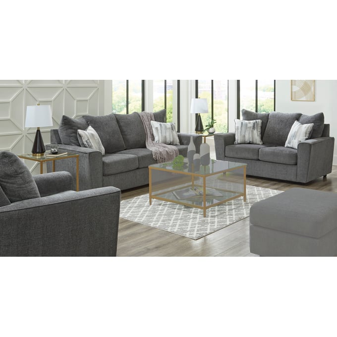 Ashley Furniture Stairatt Gravel 3pc Living Room Set 28502-LR-S2