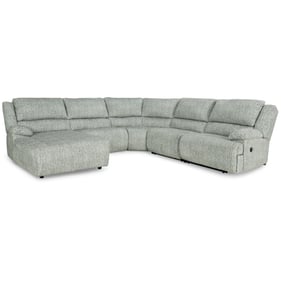 Ashley Furniture McClelland Gray LAF 5pc Reclining Sectional With Chaise