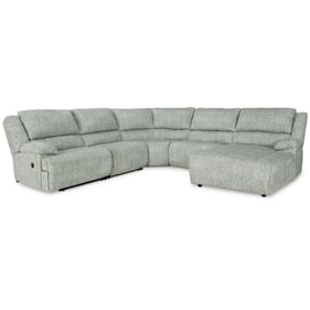 Ashley Furniture McClelland Gray RAF 5pc Reclining Sectional With Chaise