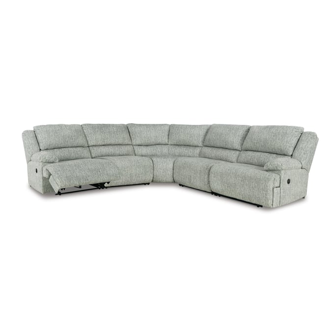 Ashley Furniture McClelland Gray 5pc Reclining Sectional 29302S3