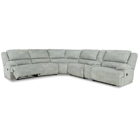 Ashley Furniture McClelland Gray 6pc Reclining Sectional