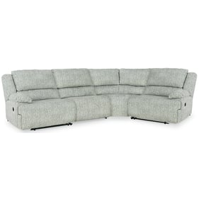 Ashley Furniture McClelland Gray 4pc Reclining Sectional