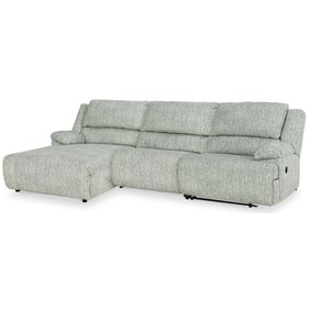 Ashley Furniture McClelland Gray 3pc LAF Reclining Sectional With Chaise