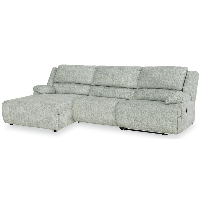 Ashley Furniture McClelland Gray 3pc LAF Reclining Sectional With Chaise 29302S1