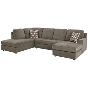 Ashley Furniture OPhannon Putty 2pc Sectional With LAF Corner Chaise