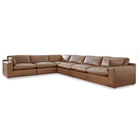 Ashley Furniture Emilia Caramel 6pc Sectional