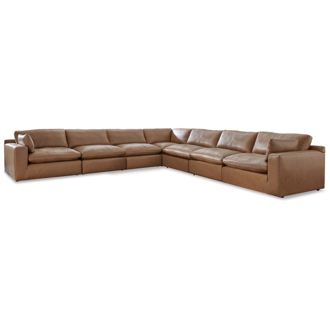 Ashley Furniture Emilia Caramel 7pc Sectional 30901S6