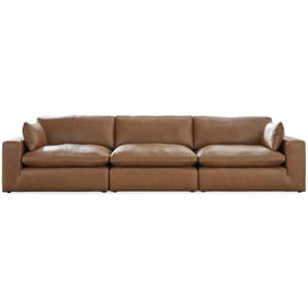 Ashley Furniture Emilia Caramel 3pc Sectional Sofa