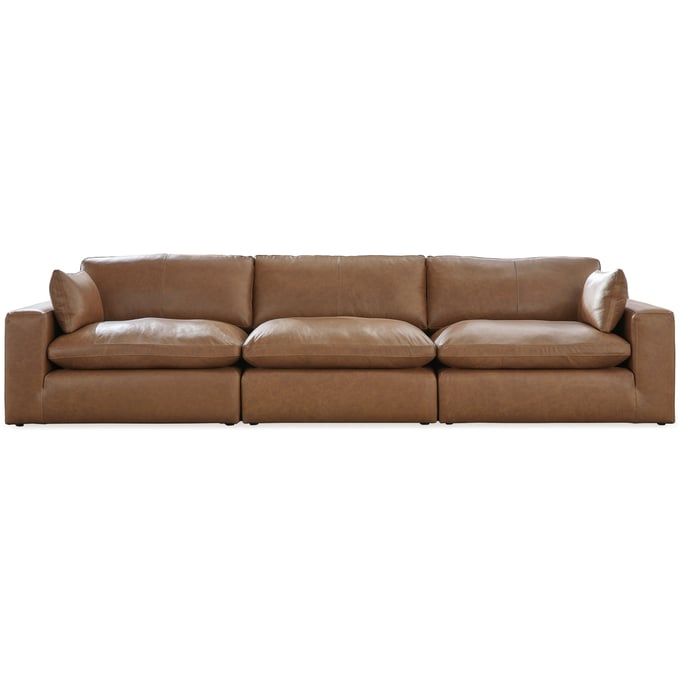 Ashley Furniture Emilia Caramel 3pc Sectional Sofa 30901S2