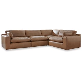 Ashley Furniture Emilia Caramel 4pc Sectional