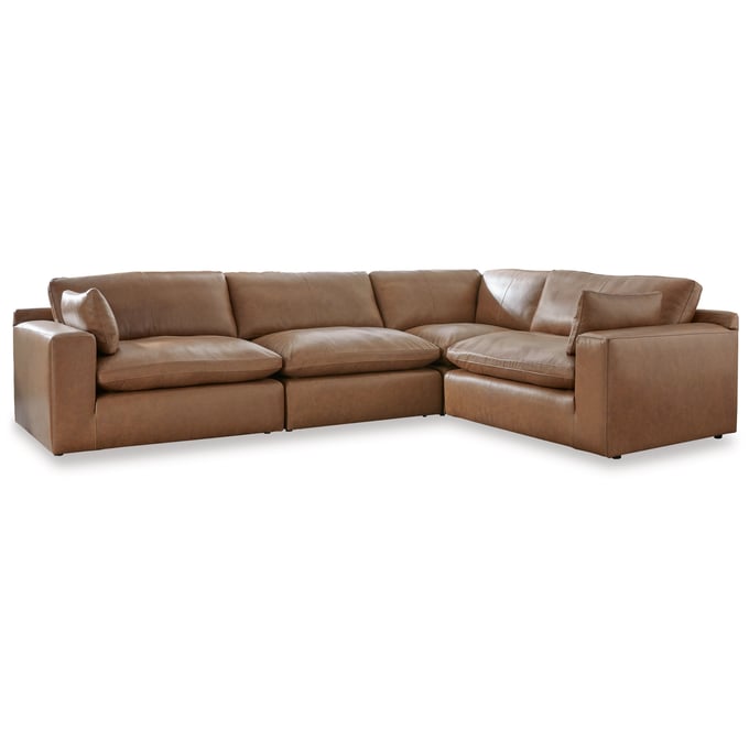 Ashley Furniture Emilia Caramel 4pc Sectional 30901S3