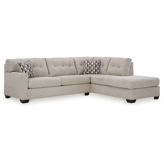 Ashley Furniture Mahoney Pebble 2pc Sectional With RAF Chaise 31004S2