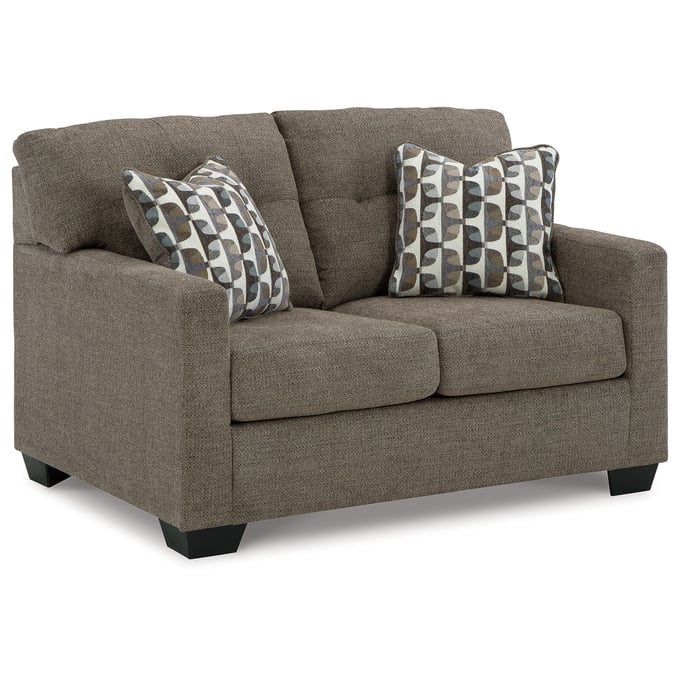 Ashley Furniture Mahoney Chocolate Loveseat 3100535