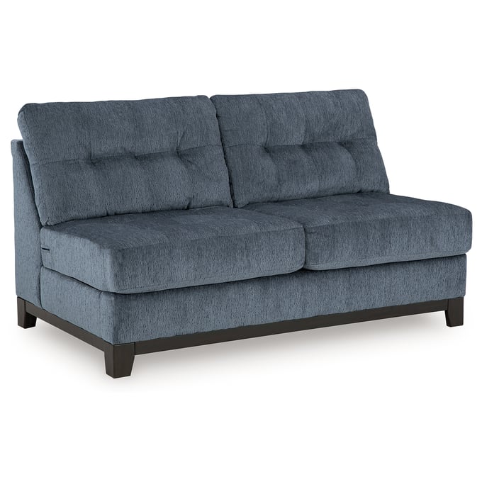 Ashley Furniture Maxon Place Navy Armless Loveseat 3300334