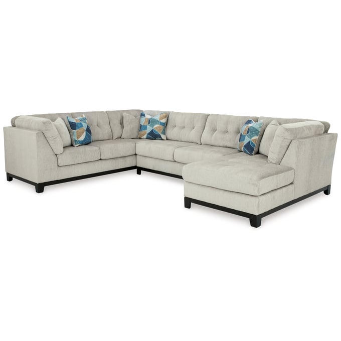 Ashley Furniture Maxon Place Stone 3pc Sectional With RAF Chaise 33004S2